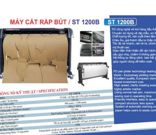 Máy cắt rập ST1200